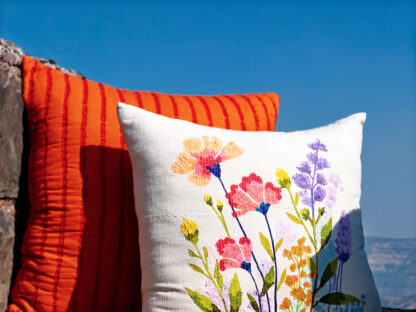 Calyz Aster Flower Cushion - Image 3